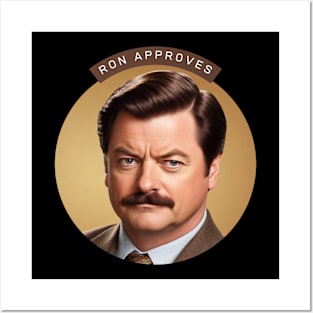 Ron Approves Funny Quote Design Posters and Art